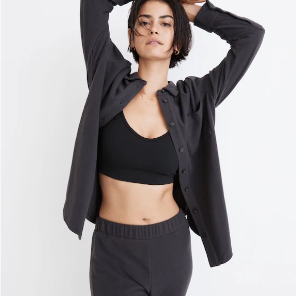 Madewell MWL Fleecelayer Shirt-Jacket M - Picture 9 of 11